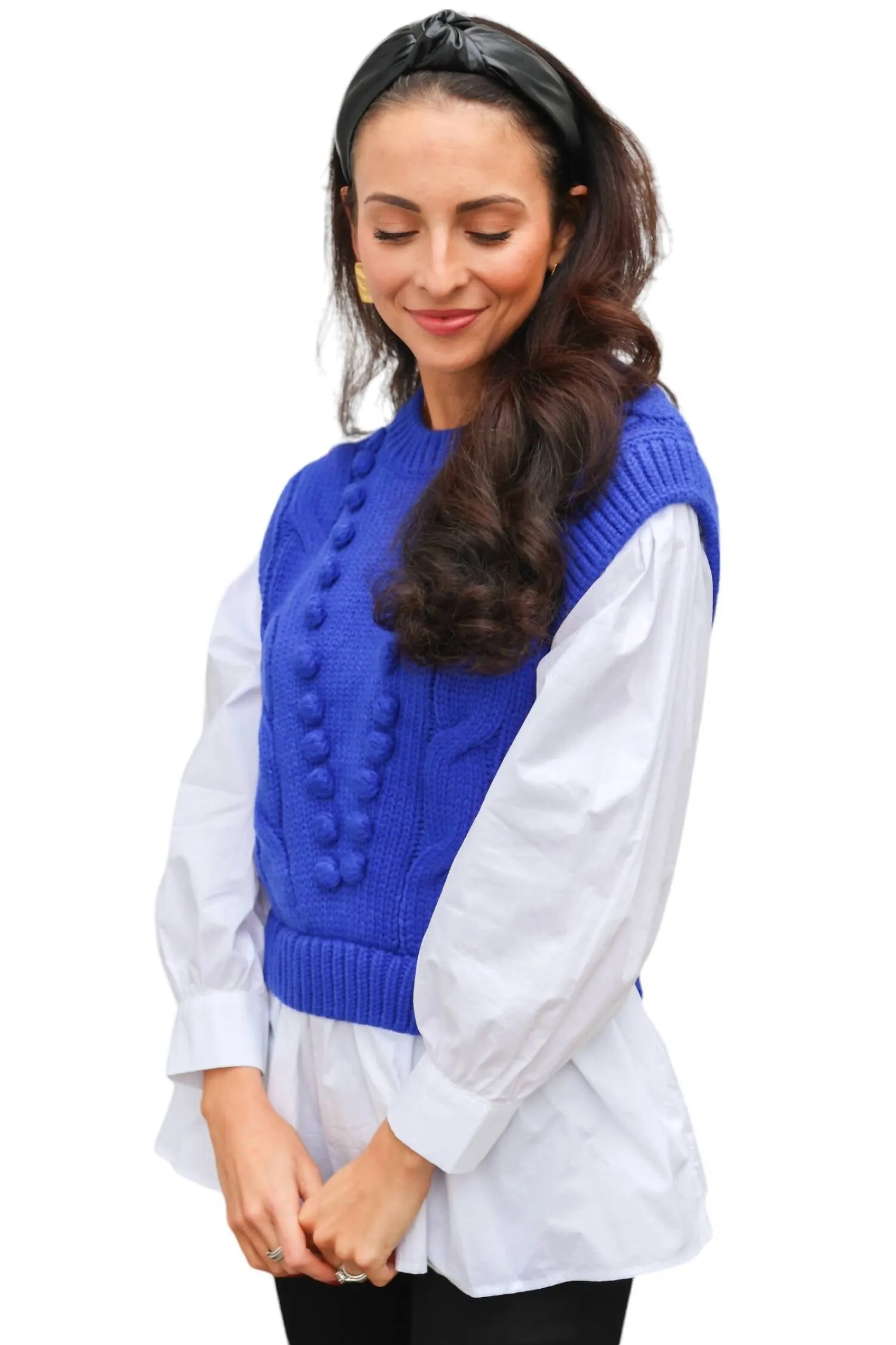 2.7 August Apparel - Ellen Mixed Media Knit Top