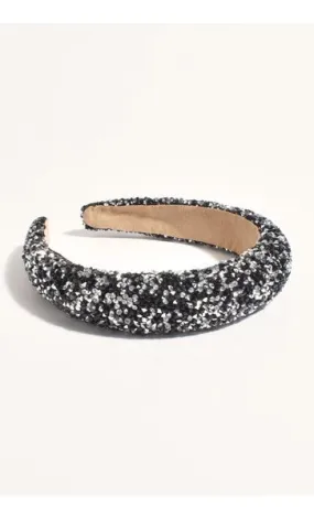 Adorne | Dressy Diamante Event Headband Black
