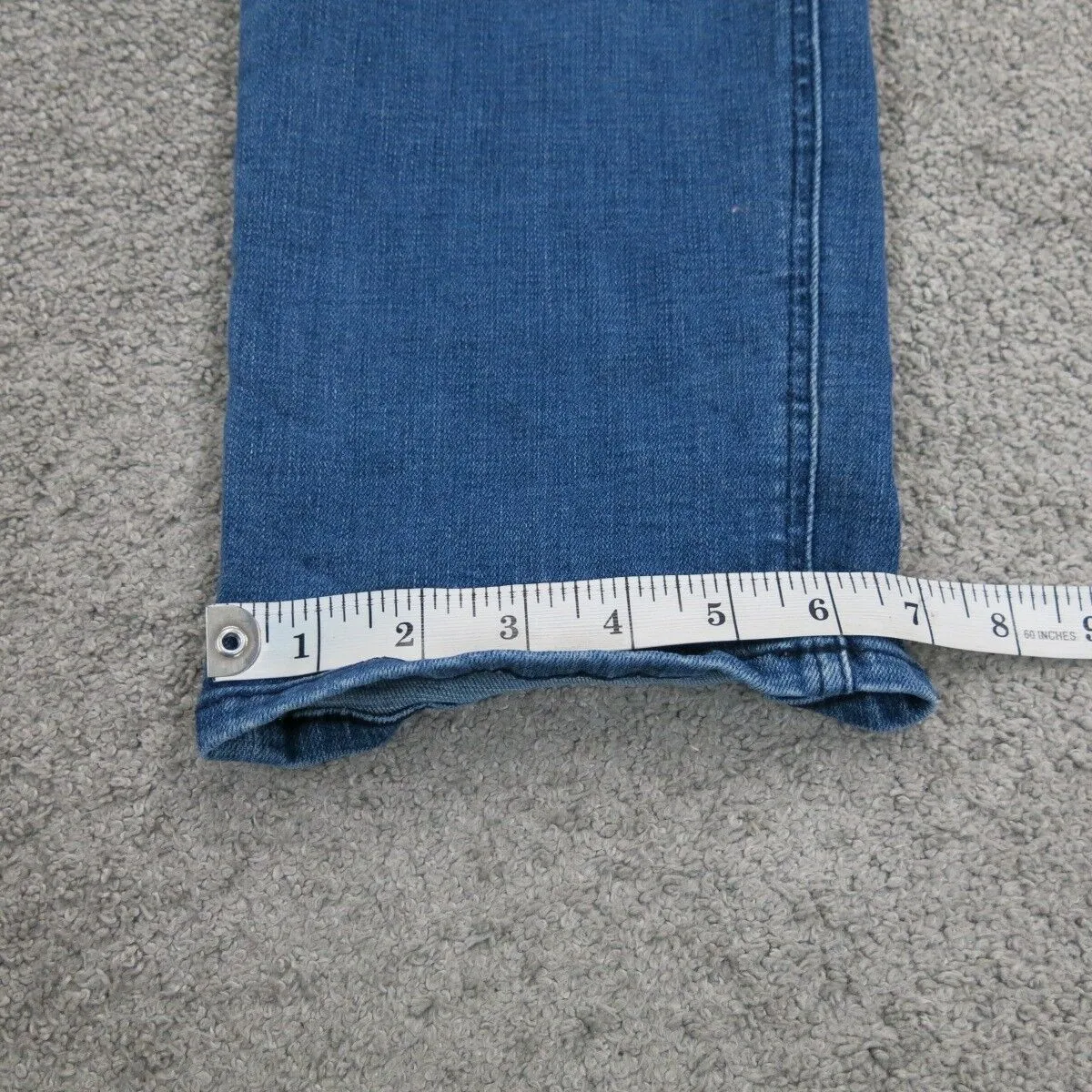 American Eagle Womens Slim Straight Leg Jeans High Rise Light Blue Size W32XL32