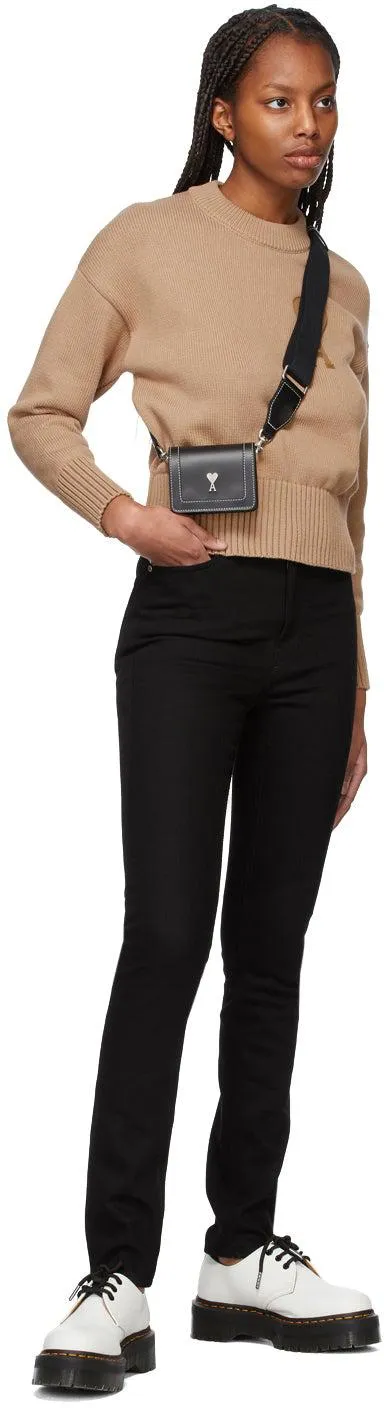 AMI Alexandre Mattiussi Black Skinny Fit Jeans