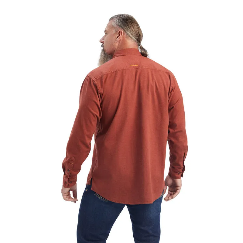 ARIAT REBAR FLANNEL DURASTRETCH WORK SHIRT