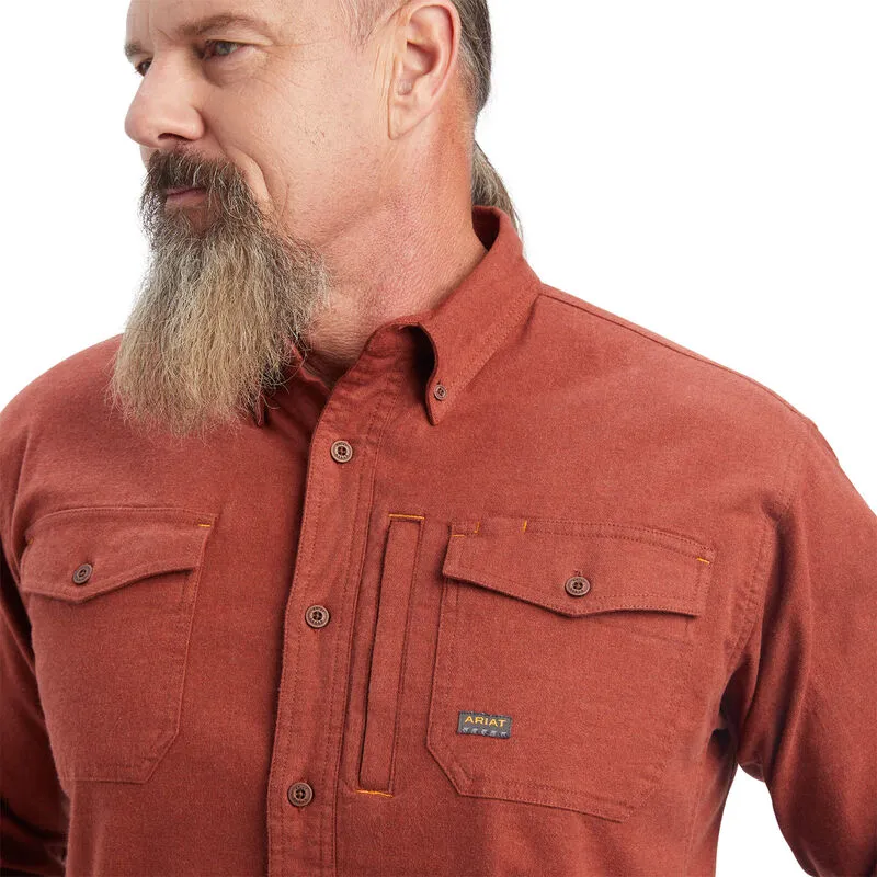 ARIAT REBAR FLANNEL DURASTRETCH WORK SHIRT