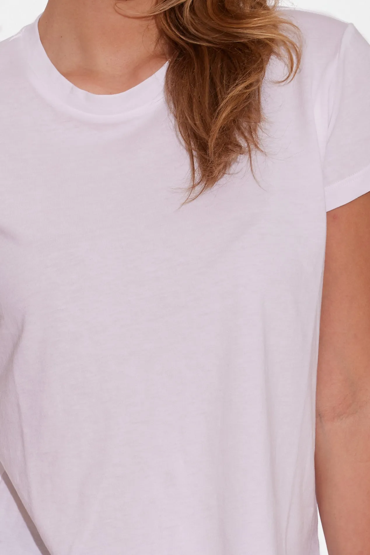 Bebe Lux Tee White