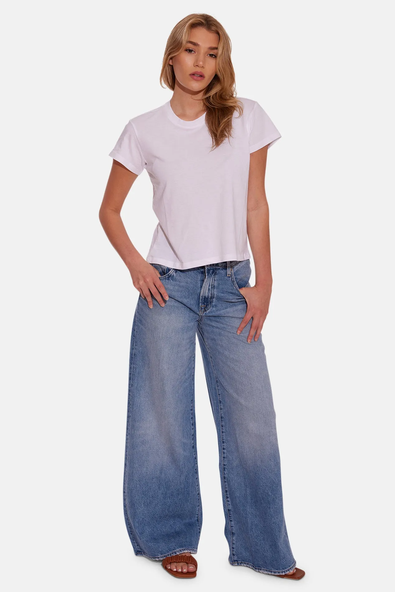 Bebe Lux Tee White