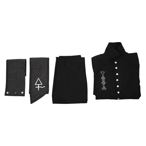 Ghost B.C. Nameless Ghoul Black Coat Cosplay Costume