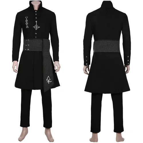 Ghost B.C. Nameless Ghoul Black Coat Cosplay Costume