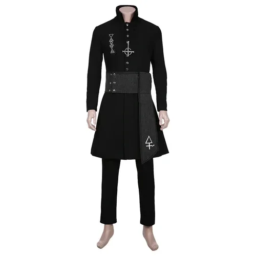 Ghost B.C. Nameless Ghoul Black Coat Cosplay Costume
