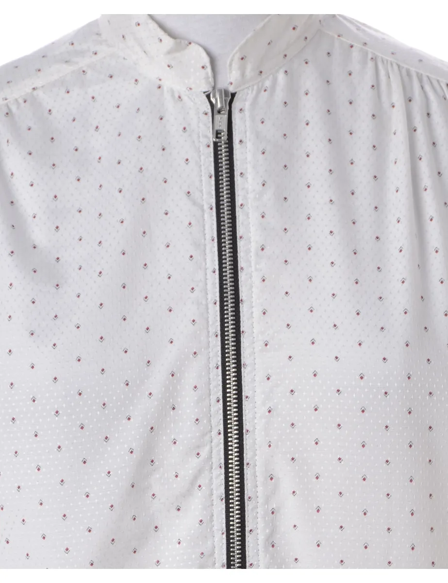 Label Blouse Ditzy Floral Print Bomber