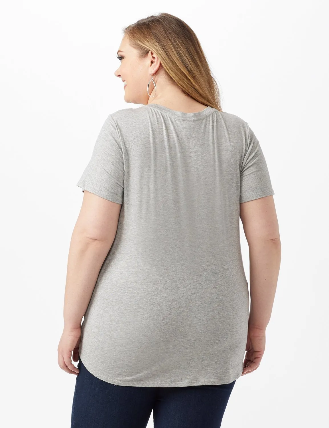 LIPS Tie Front Knit Top