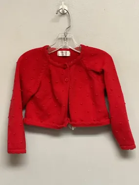 Mayoral Size 12M Red Pindot Cotton Infant Girls Sweaters & Vests