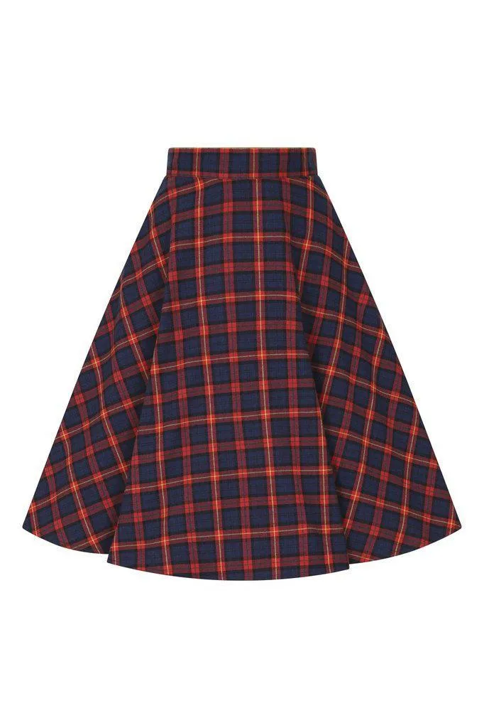 Mrs Clause Pleated Skirt