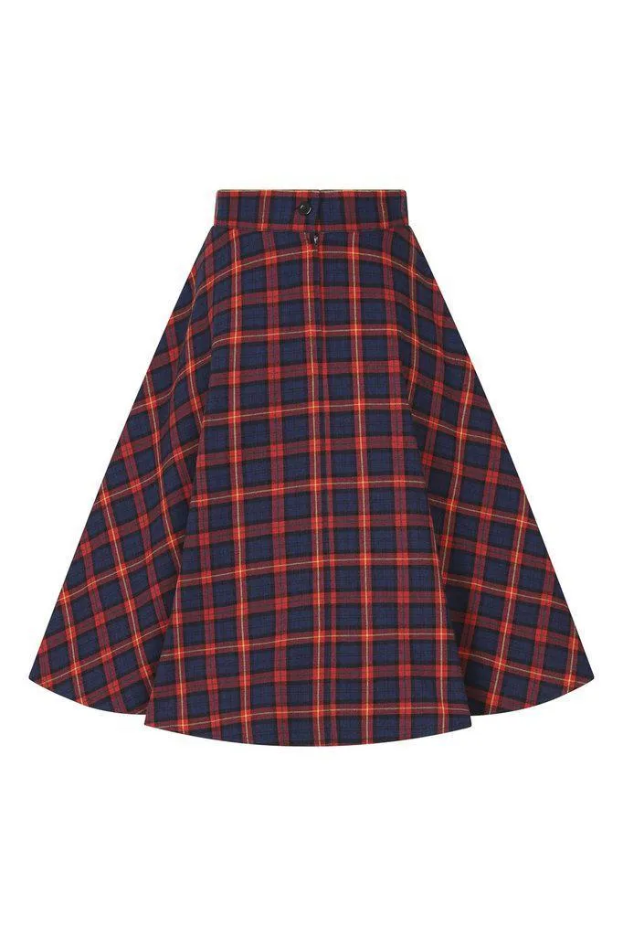 Mrs Clause Pleated Skirt