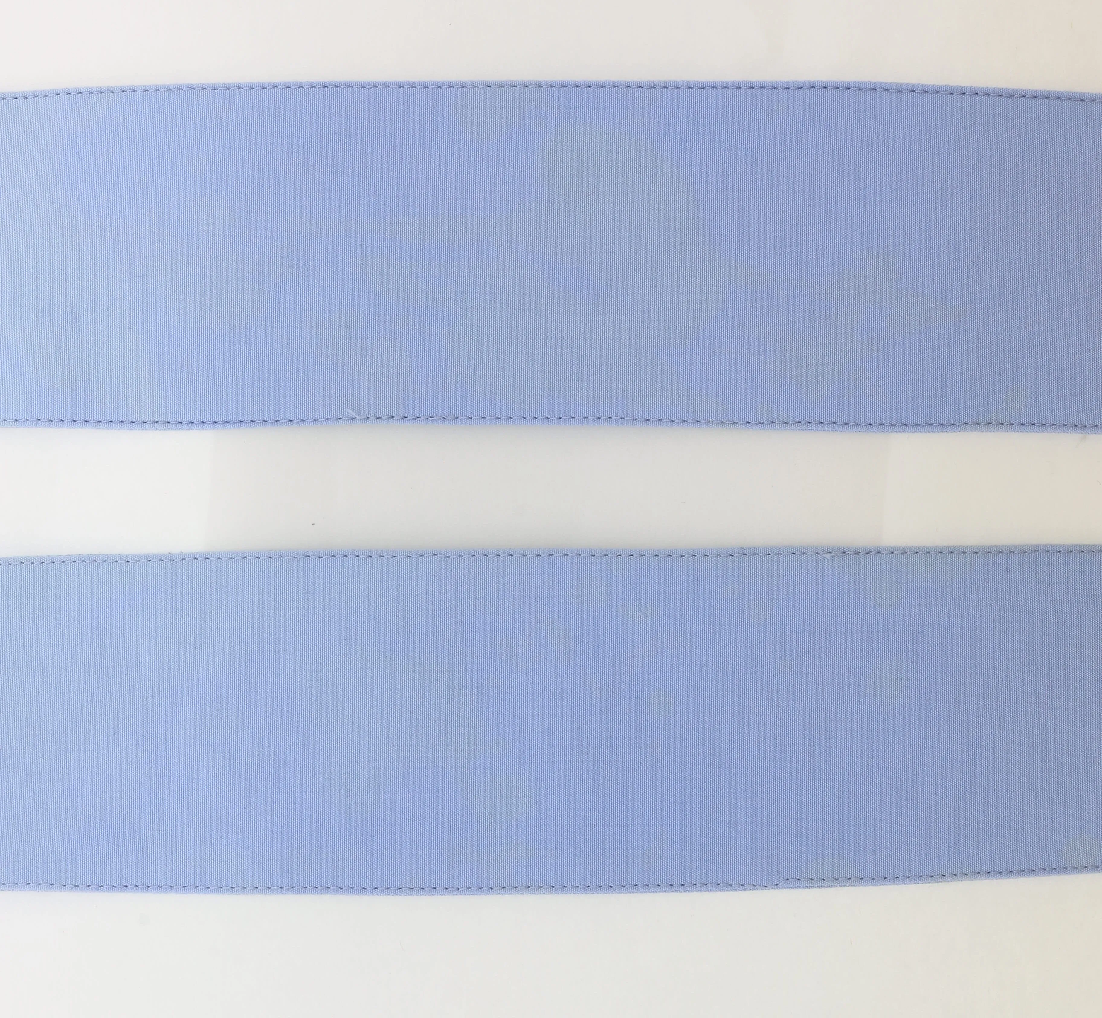 Prada Baby Blue Signature Button Closure Cuffs