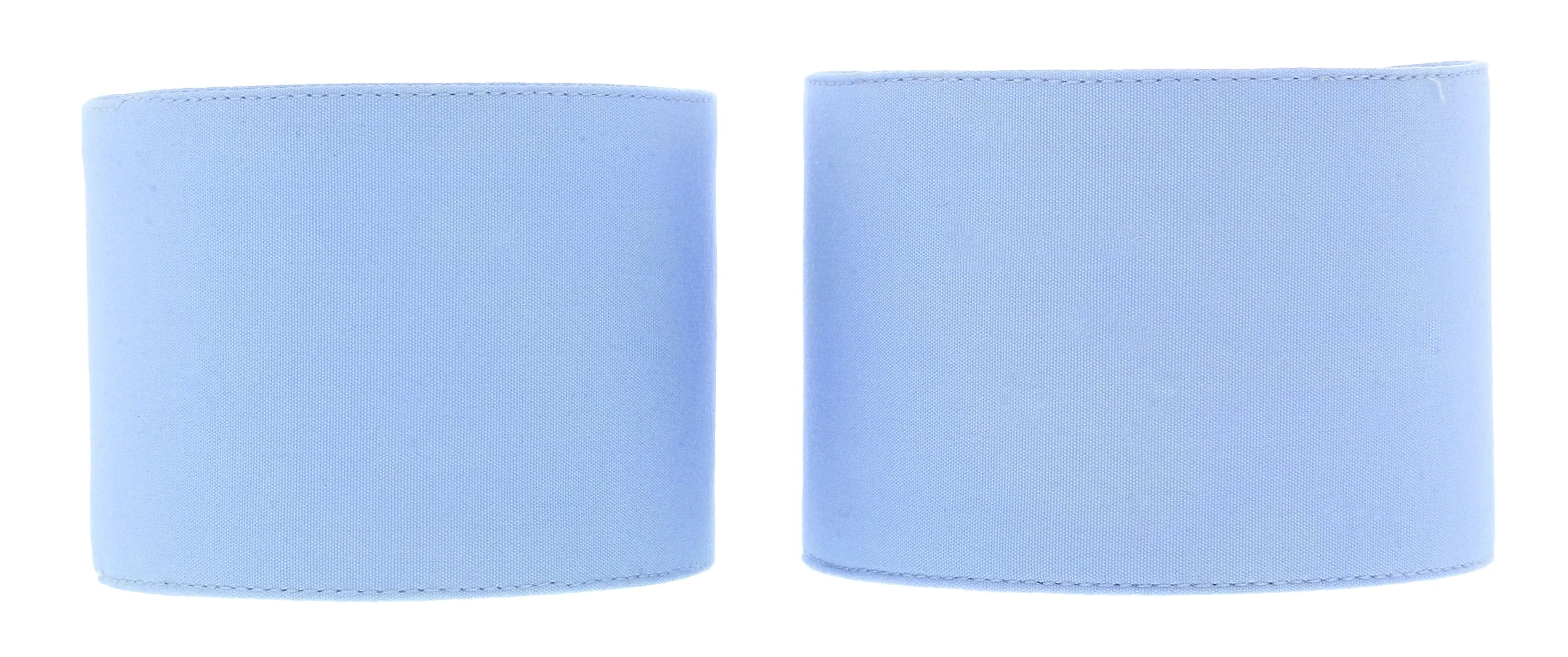 Prada Baby Blue Signature Button Closure Cuffs