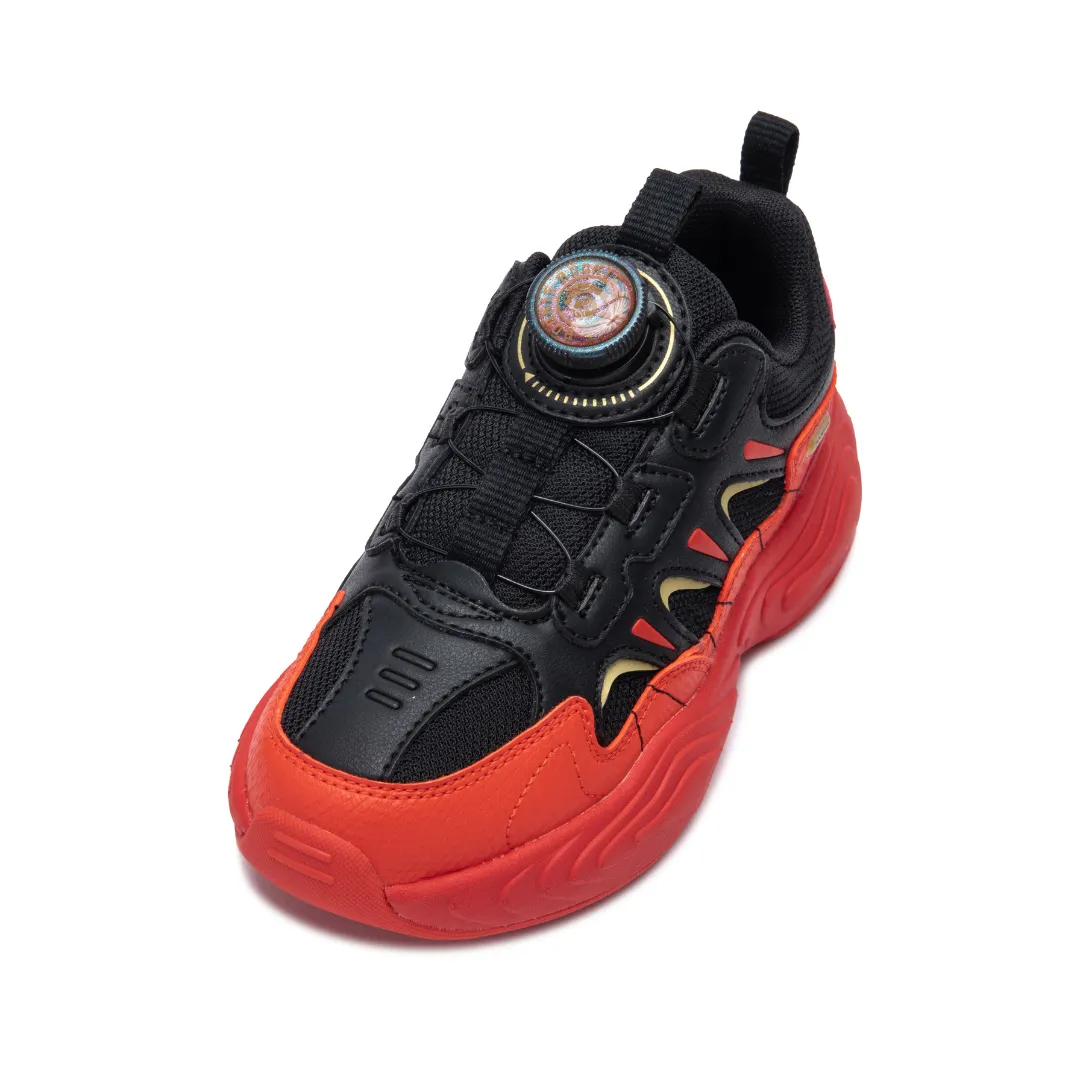 Rookie Chunky Sneaker Black/Red (Little Kids)