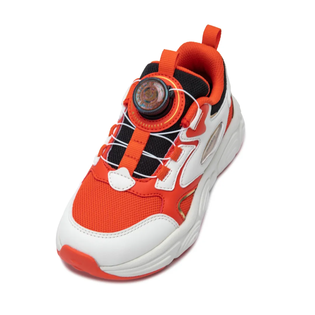 Rookie Chunky Sneaker Off-White/Red (Big Kids)