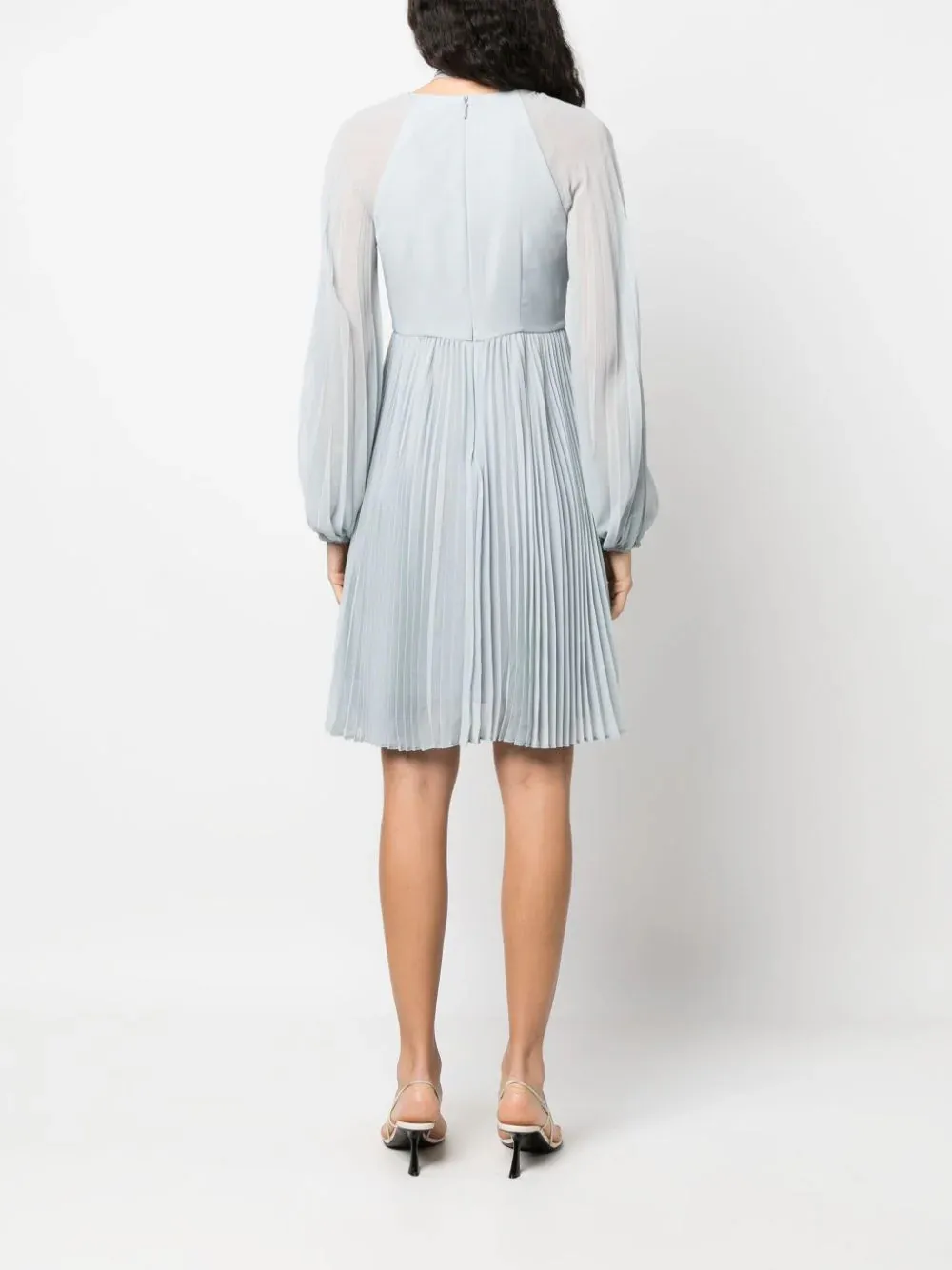 Sunray Pleated Mini Dress