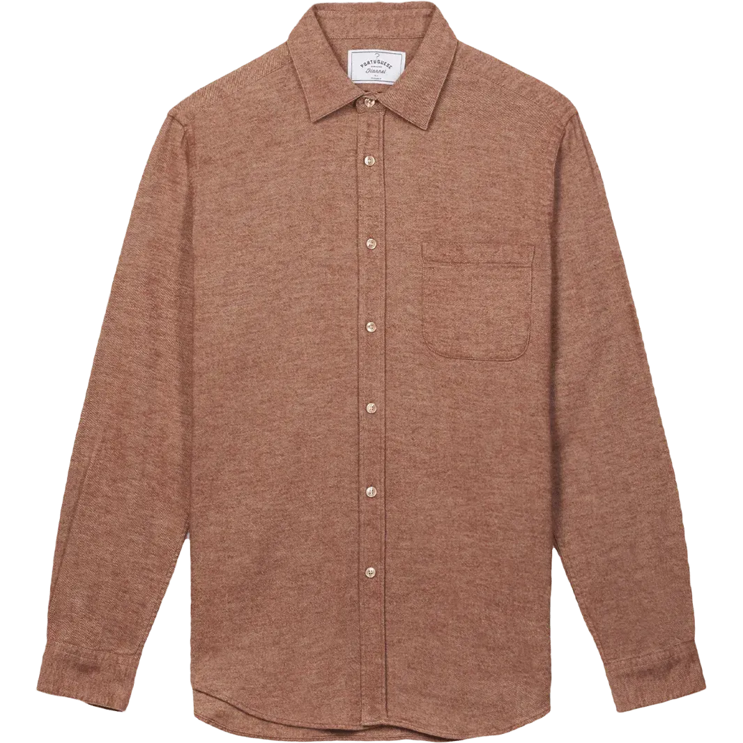 Teca Flannel Shirt - Cinnamon