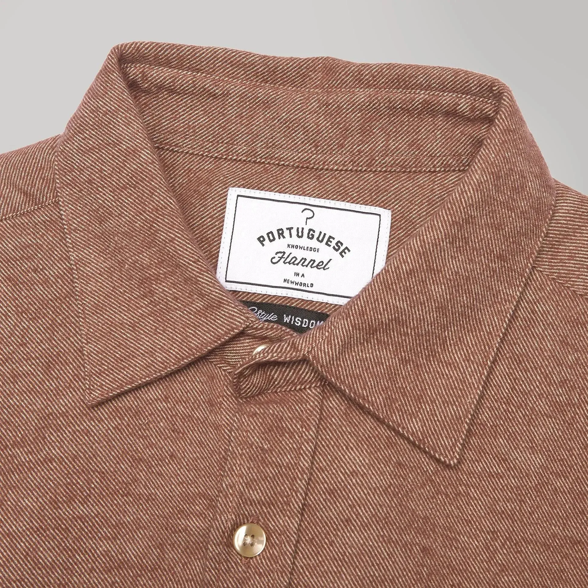 Teca Flannel Shirt - Cinnamon