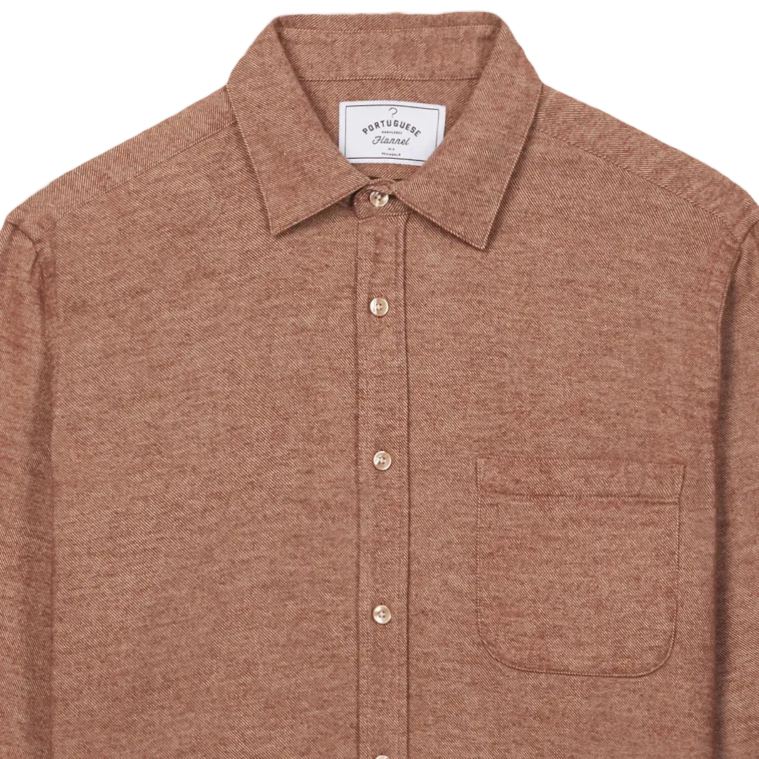 Teca Flannel Shirt - Cinnamon