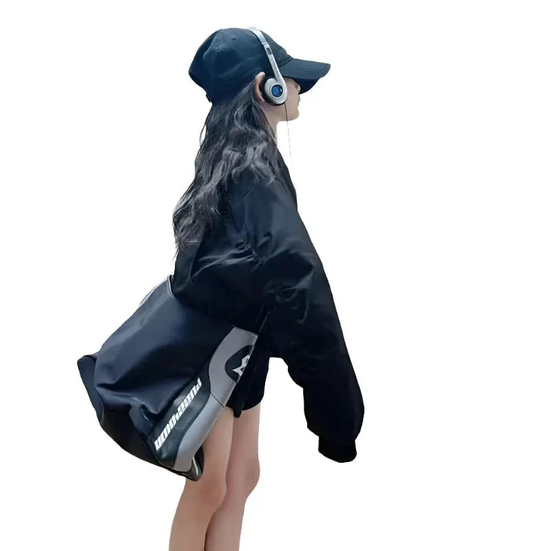 Zipper Bomber Jacket